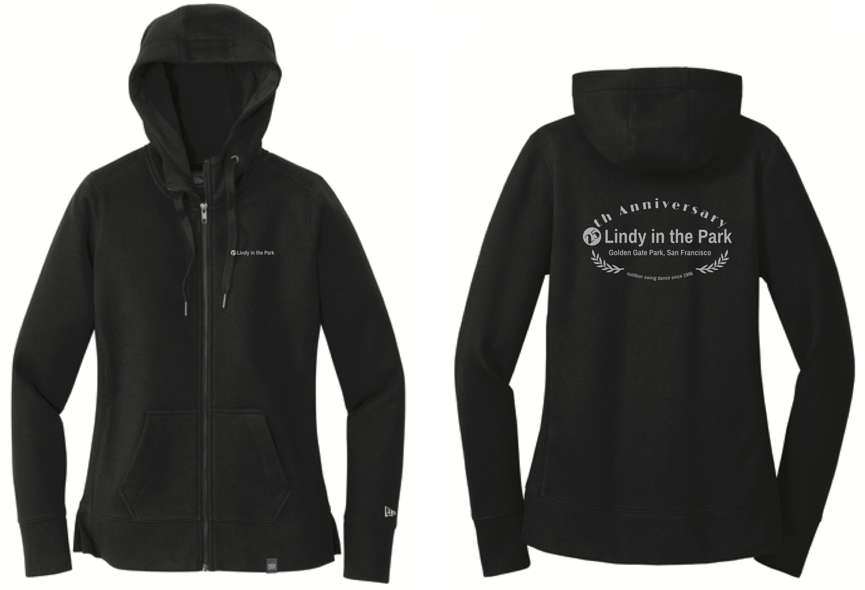 Pre-paid Lindy in the Park 25th Anniversary sweatshirts and t-shirts have arrived!